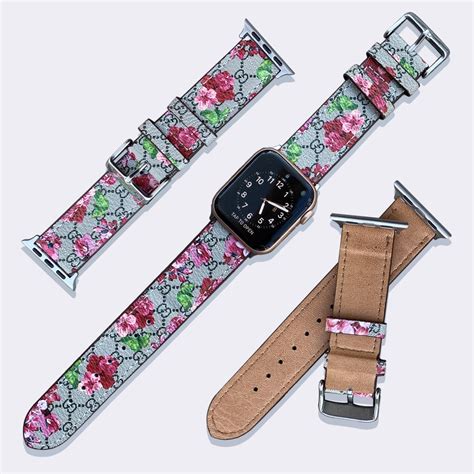 gucci flower apple watch band|best apple watch bands gucci.